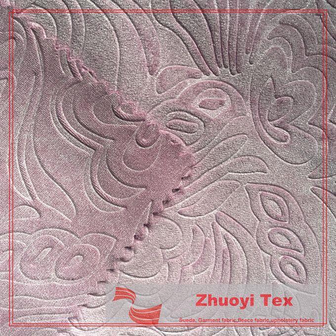 Knitted Embossed Suede Fabric